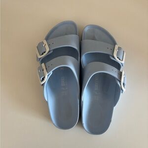 Birkenstock Light Blue Plastic Sandals
